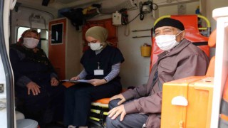 Ambulanslar bu kez sandığa hasta taşıdı