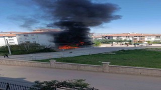 Ankarada kasalar tutuştu, 4 katlı bina ağır hasar aldı