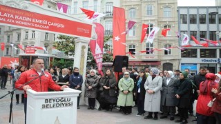 Anneler Gününe özel “Galata Kadın Emeği Çarşısı” açıldı