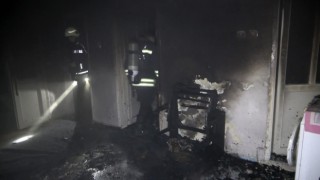 Apartmanda yangın paniği