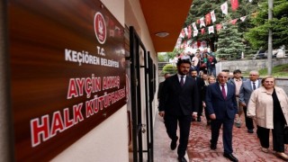 Atapark Ayçin Akkaş Kütüphanesi hizmete açıldı