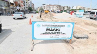 Avni Gemicioğlu Caddesinde altyapı çalışmaları devam ediyor