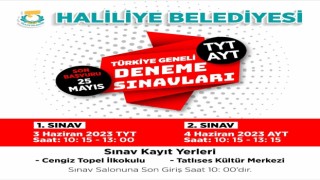 AYT ve TYTye hazırlanan gençler için Haliliyeden deneme sınavı