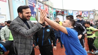 Bağcılarda Çocuk Maratonunda minikler doyasıya eğlendi