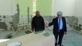Bakan Ersoyun talimatıyla restorasyona alınan cemevinde çalışmalar sürüyor