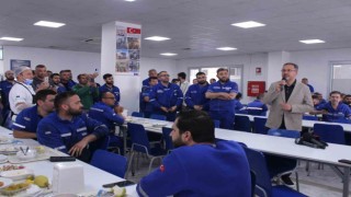 Bakan Kasapoğlu, BMC işçileri ile yemek yedi