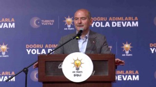 Bakan Soylu: HDP bayrağı salladılar. PKKnın zafer işaretini yaptılar