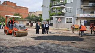 Balıkesir Büyükşehrin asfalt çalışmaları tam gaz