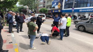 Bandırmada trafik kazasında 1 kişi yaralandı