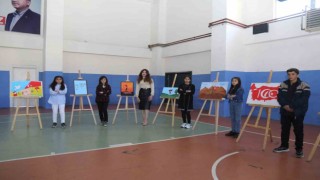 Başkalede ‘Cumhuriyetin 100. Yılı Resim Sergisi açıldı