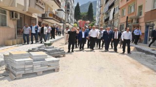 Başkan Ergün çalışmaları yerinde inceledi