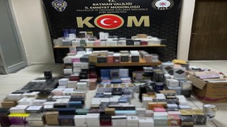 Batmanda 787 adet kaçak parfüm ele geçirildi