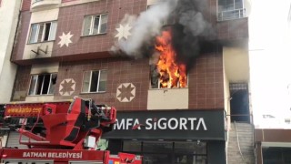 Batmanda korkutan yangın