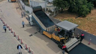 Belediye, asfaltlama çalışmalarını sürdürüyor