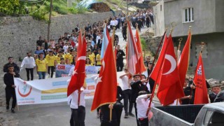 Beytüşşebapta 19 Mayıs gençlik yürüyüşü ile kutlandı