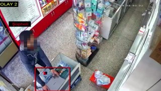 Bilgisayar hırsızı güvenlik kamerasına yakalandı