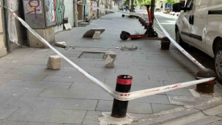 Binadan düşen beton parçaları vatandaşı tedirgin ediyor