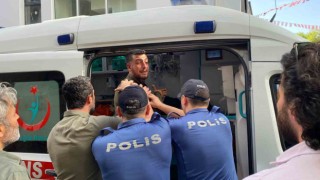 Binanın çatısına çıkarak kendini atacağını söyledi