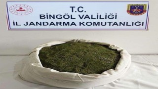 Bingölde 21 kilo toz esrar ele geçirildi