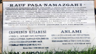 Bir ecdat yadigârı: Rauf Paşa Namazgâhı