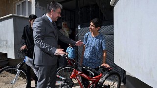 Bisiklet hayali, Osmaniye Valisi Erdinç Yılmaz'a yazdığı mektupla gerçek oldu