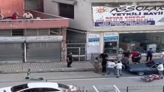 Boks maçı değil, trafik kazası sonrası kavga