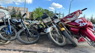 Bolvadinde motosiklet sürücülerine yönelik denetim
