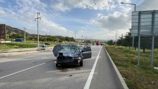 Burdurda otomobille motosiklet çarpıştı: 1 ölü, 1 yaralı