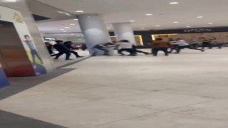 Bursada alışveriş merkezinde meydan muharebesi