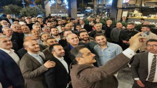 Bursada Faruk Çelike yoğun ilgi...500 araçlık konvoyla karşılandı