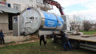 Büyükşehirden Korkuteli Yeltene süt tankı
