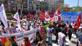 Çanakkalede 1 Mayıs coşkuyla kutlandı