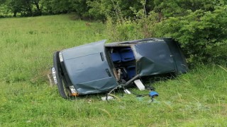 Çanda trafik kazası: 1 yaralı