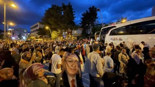 Çankırıda vatandaşlar sokaklara akın etti