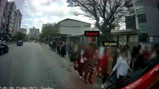 Cep telefonu çalan yankesici kameraya böyle yakalandı