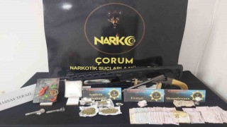Çorum polisinden uyuşturucu operasyonu