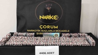 Çorum polisinden uyuşturucu operasyonu