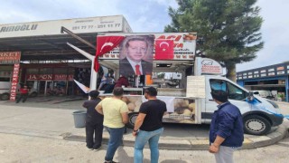 Cumhurbaşkanın seçim zaferini lokma döktürerek kutladı