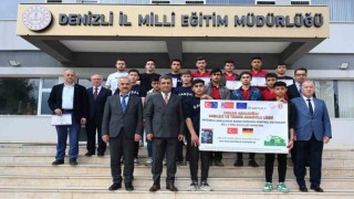 Denizlili meslek liseliler Avrupa stajlarını tamamladı