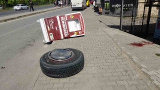 Depremden kurtuldu, otobüsten kopan lastiğin çarpmasıyla can verdi