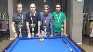 Diyarbakırda 3 bant bilardo turnuvası düzenlendi