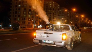 Diyarbakırda gece ilaçlama çalışmaları başladı