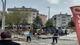 Doğal gaz borusunu patlattılar: Çerkezköyde doğal gaz paniği