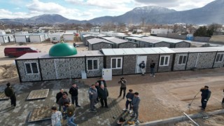 Düzcede üretilip gönderilen konteynerler mahalle oldu