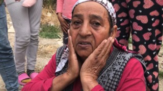 Edirnede evi yanan kadın yaşadığı şoku dakikalarca atlatamadı