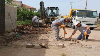 Efelerin ekipleri yolları yeniliyor