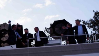 Ekrem İmamoğlunun Erzurum gezisi olaylı geçti