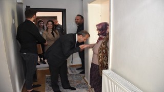 Emniyet Müdürü Kurttan şehit ailelerine ziyaret