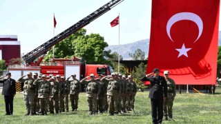 Engellilerin bir günlük temsili askerlik heyecanı