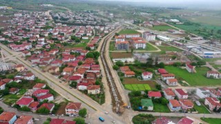 Erbaa kanal sokak projesi hız kesmeden devam ediyor